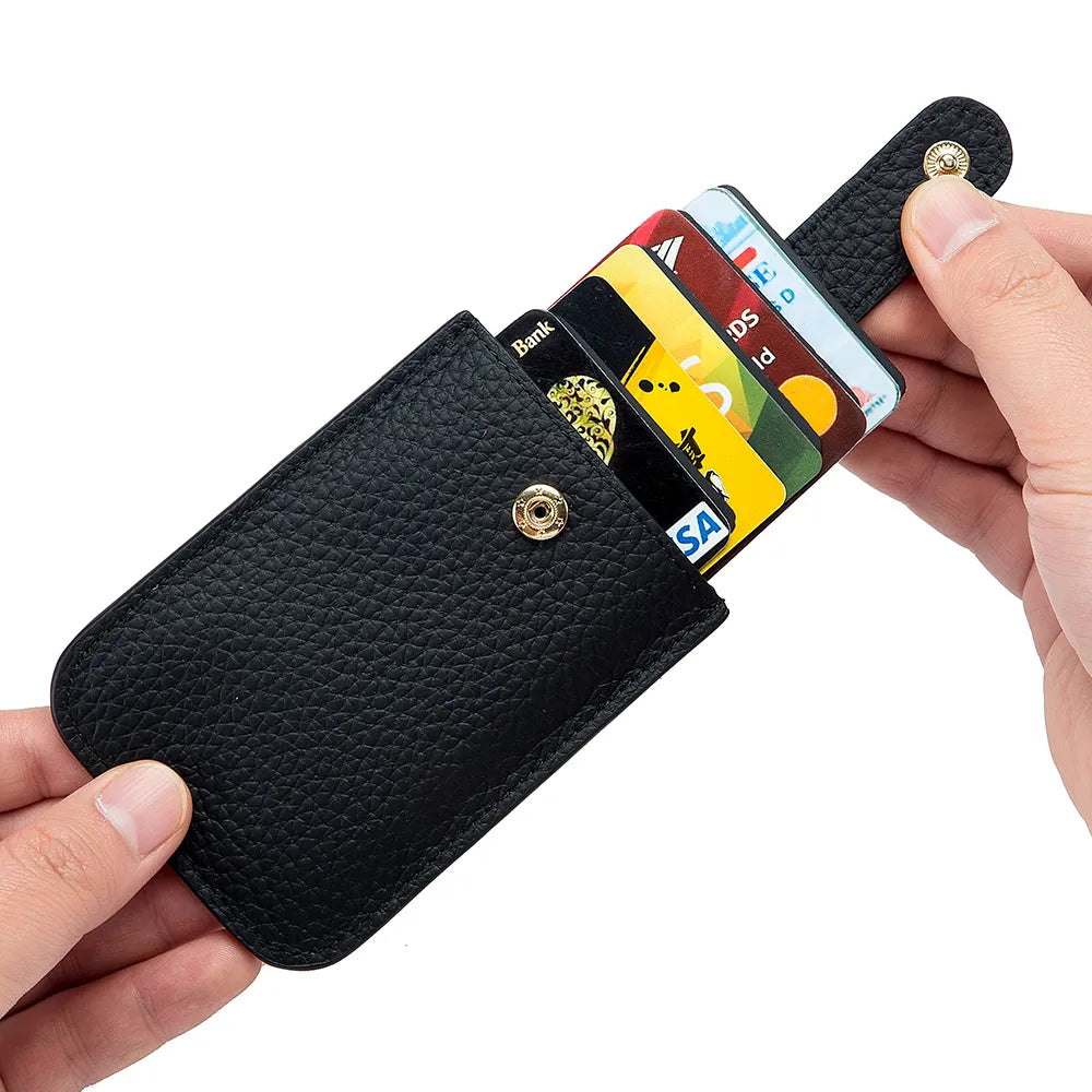 Compact Pull-out Credit Card Holder Wallet