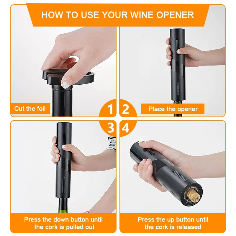 Electric Wine Openers Set